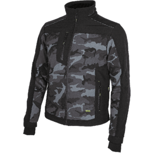 BENNON jachetă softshell CAMOS, negru/gri imagine