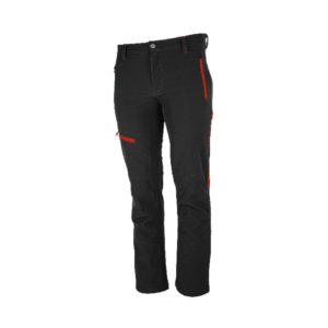 BENNON pantaloni softshell FORCE, negru/roșu imagine