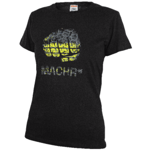 Tricou BENNON PREDATOR LADY, negru/verde imagine