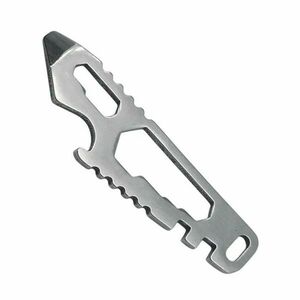 DRAGOWA Tactical Keyring multitool Sandstone, argint imagine