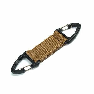 DRAGOWA Tactical Reversible carabiner Basecamp, kaki imagine