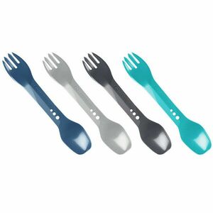 Lifeventure Set multifuncțional de tacâmuri Ellipse Spork 4-Pack, Multicolor imagine