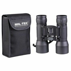 Binoclu pliabil Miltec 10x42, negru imagine