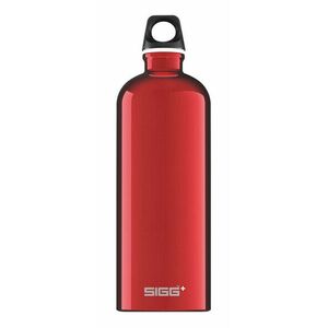 SIGG Traveller Sticlă de băut din aluminiu SIGG Traveller 1 l roșu imagine