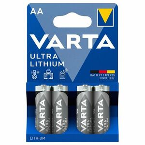 Baterie Varta Ultra Lithium AA / Mignon 4 bucăți imagine