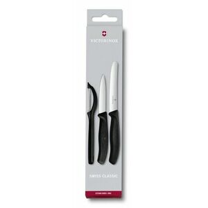 Victorinox set 2 cuțite și curățător de cartofi, negru imagine