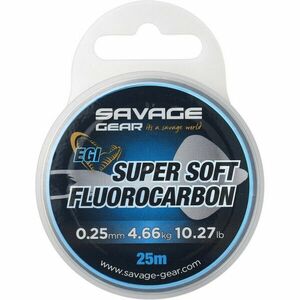 Fir Savage Gear Soft Fluorocarbon EGI, 25m (Diametru fir: 0.25 mm) imagine