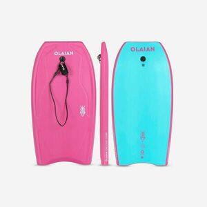 Bodyboard 100 Junior Roz Albastru cu leash pentru încheietura mâinii imagine