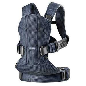 Marsupiu anatomic One Air, BabyBjorn, Navy Blue 3D Mesh imagine