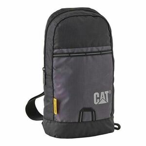 Borseta CATERPILLAR V Power Road Strip Crossbody, material 420D polyester, buzunar cu fermoar (Negru) imagine