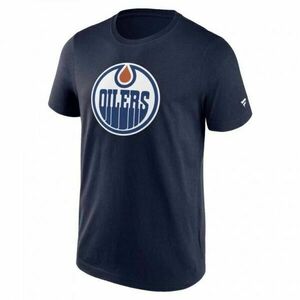 FANATICS NHL PRIMARY LOGO GRAPHIC EDMONTON OILERS Tricou bărbați, albastru închis, mărime imagine