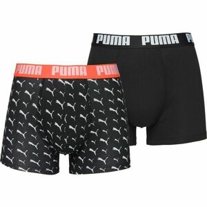 Puma MEN CAT LOGO PRINT BOXER 2P Boxeri bărbați, negru, mărime imagine