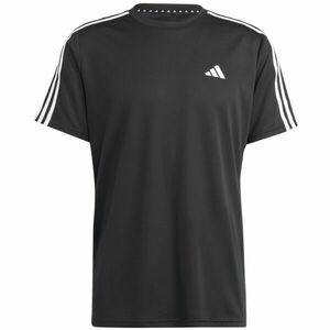 adidas TRAIN ESSENTIALS 3-STRIPES TEE Tricou de antrenament bărbați, negru, mărime imagine