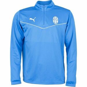 Puma TEAMRISE 1/4 ZIP TOP Hanorac de bărbați, albastru, mărime imagine