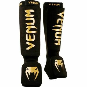 Venum KONTACT SHIN GUARDS Protecții tibie, negru, mărime imagine