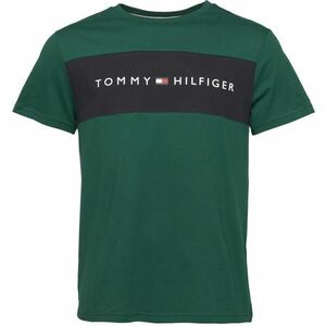 Tommy Hilfiger BLOCK LOGO SS Tricou pentru bărbați, verde închis, mărime imagine