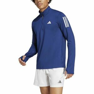 adidas OWN THE RUN HALF-ZIP Tricou de alergare pentru bărbați, albastru închis, mărime imagine