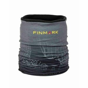 Finmark FULAR MULTIFUNCȚIONAL COPII Fular multifuncțional din fleece pentru copii, gri, mărime imagine