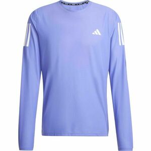 adidas OWN THE RUN LONG SLEEVE TOP Tricou de alergare pentru bărbați, mov, mărime imagine