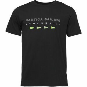 NAUTICA NOMOS Tricou pentru bărbați, negru, mărime imagine