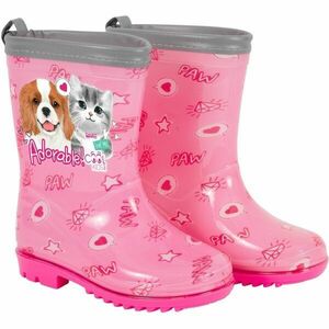 PERLETTI RAIN BOOTS Cizme de cauciuc copii, roz, mărime imagine