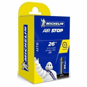 MICHELIN AIR STOP AUTO-SV 26x1.9/2.5 Cameră bicicletă, negru, mărime imagine