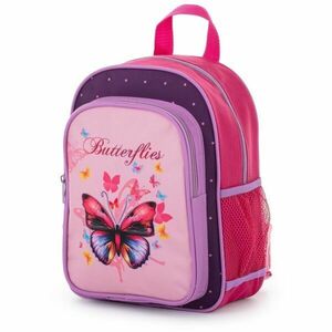 Oxybag KID BACKPACK BUTTERFLY Ghiozdan grădiniță, roz, mărime imagine