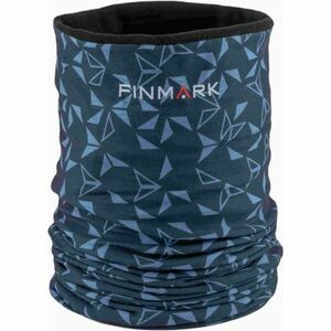 Finmark MULTIFUNCTIONAL SCARF WITH FLEECE Fular multifunțional, albastru închis, mărime imagine