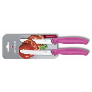 Victorinox Set de cuțite pentru roșii Swiss Classic din 2 piese, roz imagine