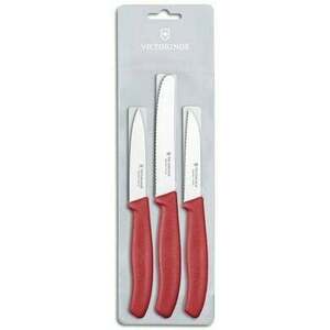 Set de cuțite Victorinox Swiss Classic din 3 piese, roșu imagine