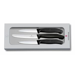 Set de cuțite Victorinox Swiss Classic din 3 piese, negru imagine