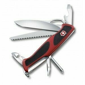 Cuțit multifuncțional Victorinox RangerGrip 78 130 mm, roșu-negru, 12 funcții imagine