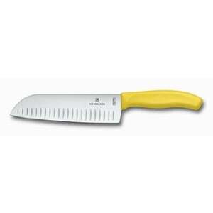 Cuțit Victorinox Santoku Swiss Classic, galben imagine