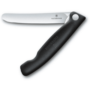 Victorinox Cuțit pliabil pentru fructe și legume - lamă netedă Swiss Classic, negru imagine