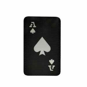 WARAGOD patch cărți de poker Asul de pică, negru imagine