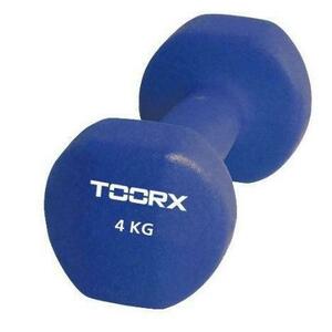 Gantera TOORX MN-4, Neopren, 4 kg (Albastru) imagine