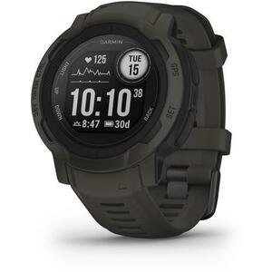 Ceas activity outdoor tracker Garmin Instinct 2, 45mm, Bluetooth, ANT+, 10 ATM, GPS, Notificari (Negru) imagine