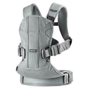 Marsupiu anatomic One Air - BabyBjorn 098004E1 - Silver, 3D Mesh imagine