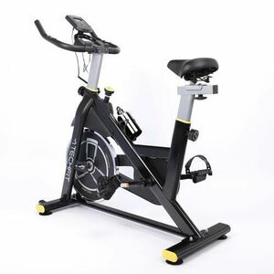 Bicicleta spinning TECHFIT SBK800B, Sistem inertie volanta 8 Kg, Greutate utilizator 120 Kg, Suport telefon/tableta, Suport si bidon apa incluse imagine