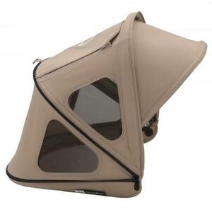 Capotina cu extensie plasa insecte Bugaboo Dragonfly Dune Taupe imagine