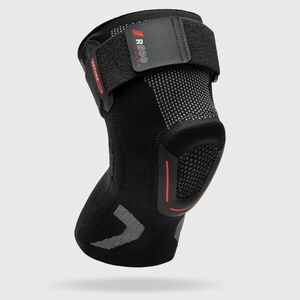 Genunchieră de susținere ligament stânga / dreapta R500 Negru Adulți imagine