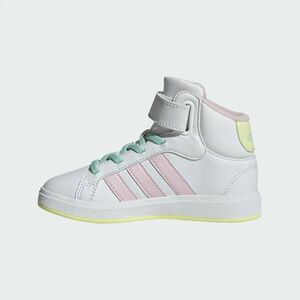 Încălțăminte Educație fizică ADIDAS GRAND COURT MID Roz Copii imagine