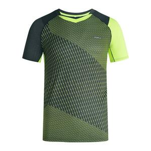 Tricou Badminton 560 Verde Fluorescent Bărbați imagine