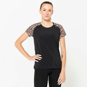 Tricou ușor KIPRUN Run 900 ediție limitată imprimeu leopard damă imagine