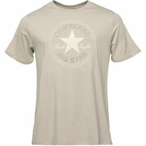 Converse STANDARD FIT CENTER FRONT CHUCK PATCH CORE TEE Tricou unisex, bej, mărime imagine