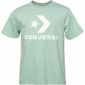 Converse STANDARD FIT CENTER FRONT LARGE LOGO STAR CHEV SS TEE Tricou unisex, verde deschis, mărime imagine