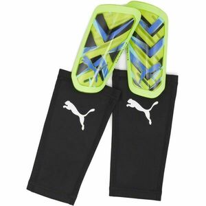 Puma ULTRA FLEX SLEEVE Apărători fotbal copii, verde deschis, mărime imagine