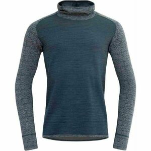 Devold KVITEGGA MERINO 230 Tricou cu două fețe pentru bărbați, albastru închis, mărime imagine