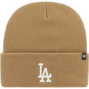 47 MLB LOS ANGELES DODGERS HAYMAKER CUFF KNIT Căciulă de iarnă, bej, mărime imagine