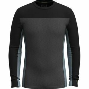 Smartwool CLASSIC THERMAL MERINO BL CRW Tricou termic bărbați, negru, mărime imagine